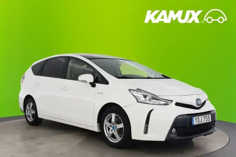 Vit Begagnad 2016 Toyota Prius+ Minibuss | 219 800 kr - Bild 1/4