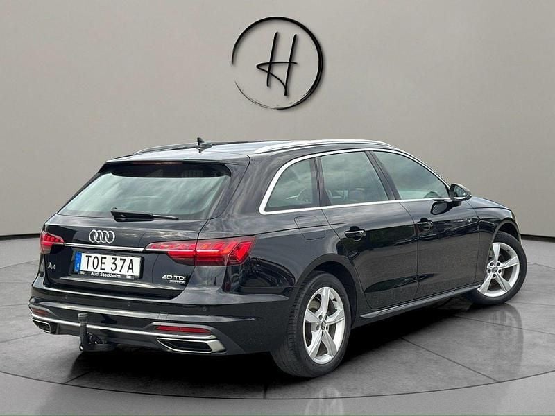 Begagnad Audi A4 S-Line 191 HK (140 kW) 2019 Svart Kombi