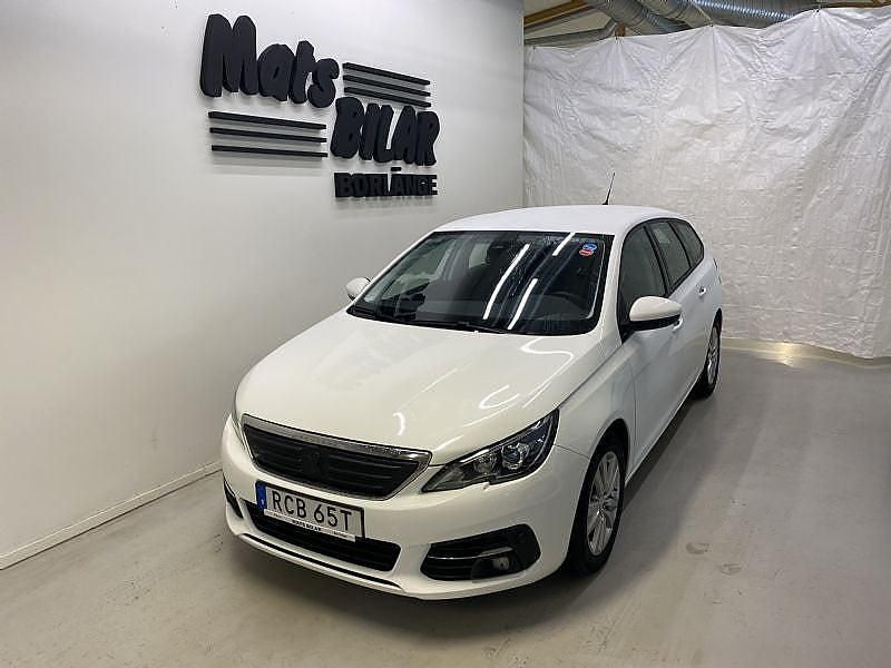 Vit Begagnad 2019 Peugeot 308 Active Kombi | 129 900 kr (Marknadspris) - Bild 1/4