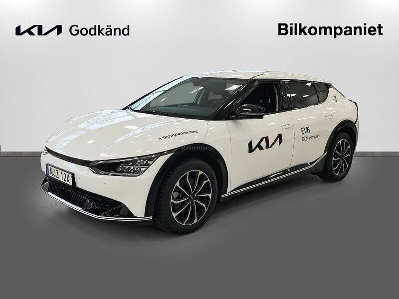 Vit Begagnad 2023 Kia EV6 4 SUV | 529 900 kr (Marknadspris) - Bild 1/4