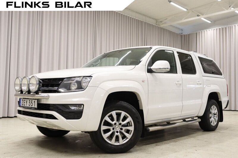 Vit Begagnad 2018 VW Amarok Pickup | 339 900 kr (Marknadspris) - Bild 1/4