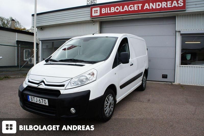 Vit Begagnad 2014 Citroën Jumpy Minibuss | 49 900 kr (Bra pris) - Bild 1/4