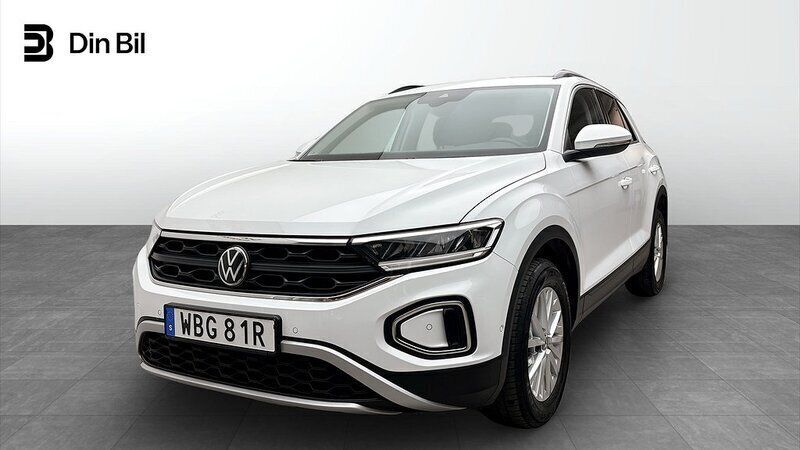 Vit (pure white) Begagnad 2022 VW T-Roc SUV | 269 900 kr (Marknadspris) - Bild 1/4
