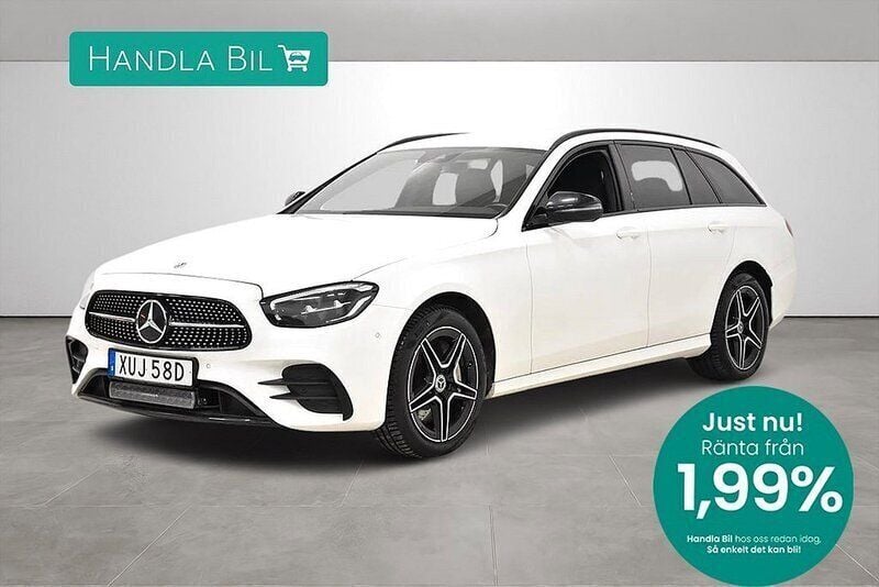 Vit Begagnad 2022 Mercedes E300 AMG line Kombi | 449 900 kr - Bild 1/3