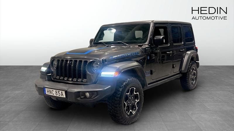 Grå (grey) Begagnad 2022 Jeep Wrangler Rubicon SUV | 619 900 kr - Bild 1/4