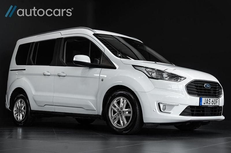 Vit Begagnad 2019 Ford Tourneo Connect Minibuss | 179 000 kr - Bild 1/4