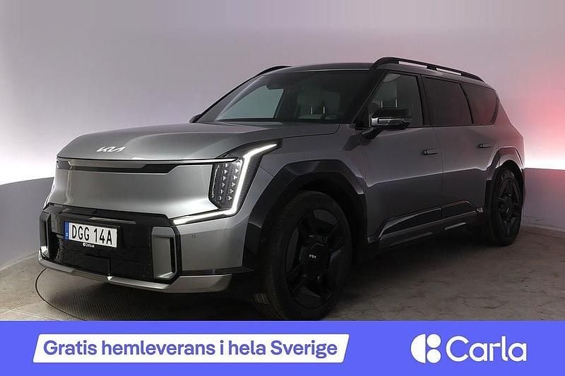 Grå Begagnad 2024 Kia EV9 GT-Line SUV | 724 990 kr (Superpris) - Bild 1/4