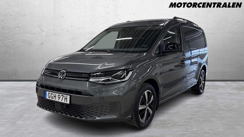 Grå Begagnad 2022 VW Caddy Maxi Minibuss | 309 000 kr (Marknadspris) - Bild 1/2