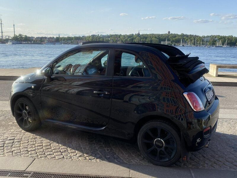 Svart Begagnad 2013 Fiat 500C Cab | 69 000 kr - Bild 1/4