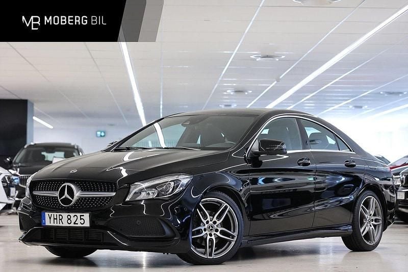 Svart Begagnad 2018 Mercedes CLA200 AMG Sportkupé | 209 900 kr (Marknadspris) - Bild 1/3