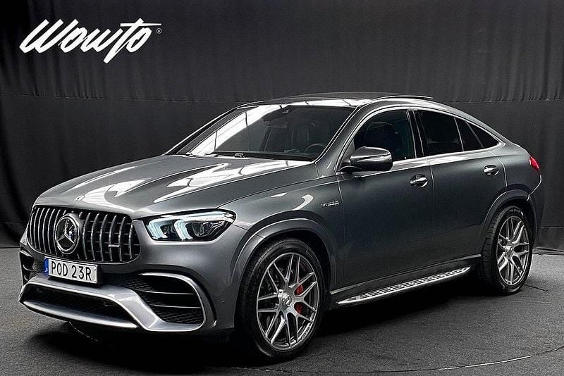 Grå (selenite grå metallic) Begagnad 2020 Mercedes GLE63 AMG AMG Sportkupé | 899 800 kr - Bild 1/3