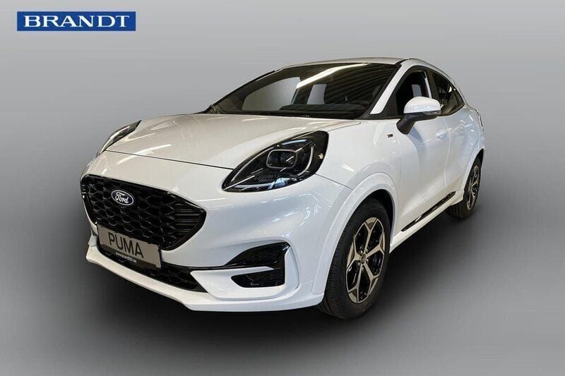 Vit Ny 2024 Ford Puma ST-Line SUV | 289 900 kr (Bra pris) - Bild 1/4