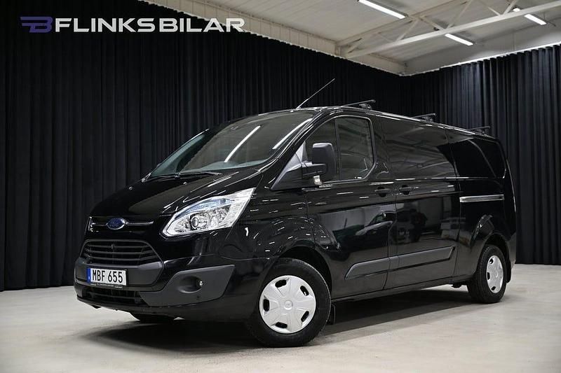 Begagnad Ford Transit Custom 125 HK (91 kW) 2016 Svart metallic