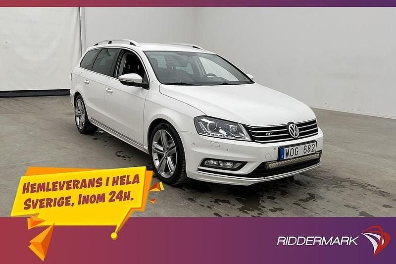 Vit Begagnad 2013 VW Passat R-line Kombi | 104 800 kr (Lite dyr) - Bild 1/3