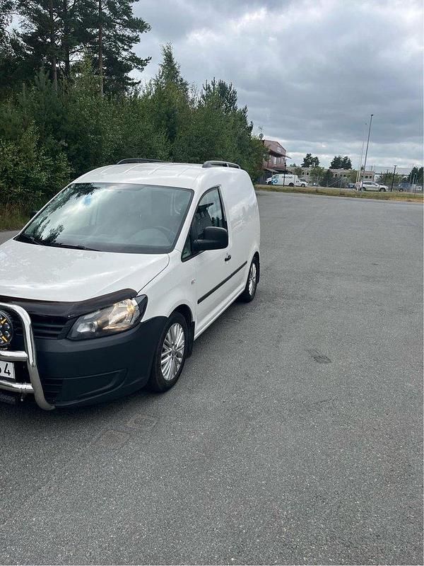 Vit Begagnad 2014 VW Caddy Minibuss | 45 000 kr (Bra pris) - Bild 1/4