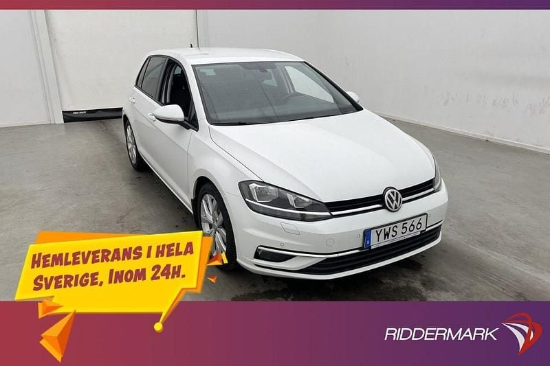 Vit Begagnad 2018 VW Golf VII Halvkombi | 194 800 kr (Marknadspris) - Bild 1/3