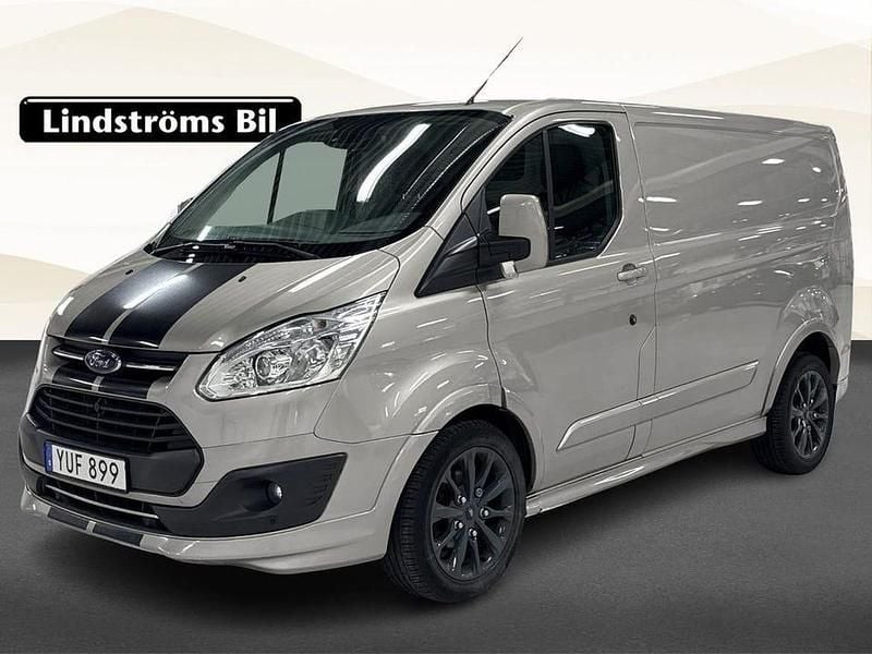 Grå Begagnad 2018 Ford Transit Custom Pickup | 229 000 kr (Bra pris) - Bild 1/3