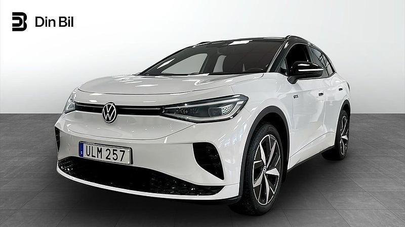 Vit Begagnad 2023 VW ID.4 GTX SUV | 389 900 kr (Bra pris) - Bild 1/4