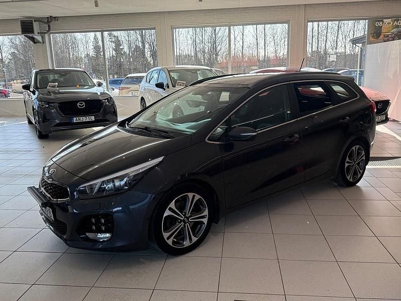 Begagnad Kia Ceed Sportswagon GT-Line 136 HK (100 kW) 2016 Dark gun metallic Kombi