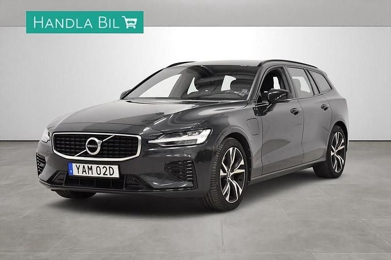Grå Begagnad 2020 Volvo V60 R-Design Kombi | 289 900 kr (Superpris) - Bild 1/4