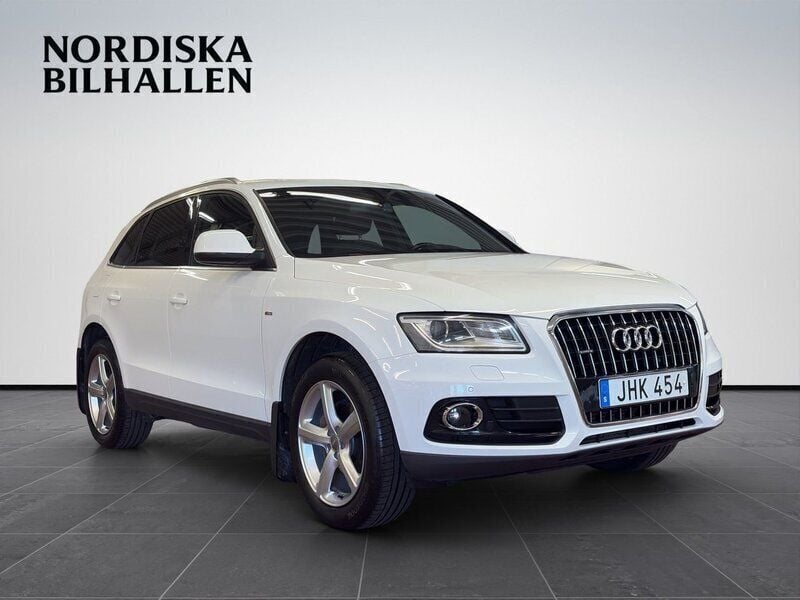 Vit Begagnad 2014 Audi Q5 S-Line SUV | 169 795 kr (Marknadspris) - Bild 1/2