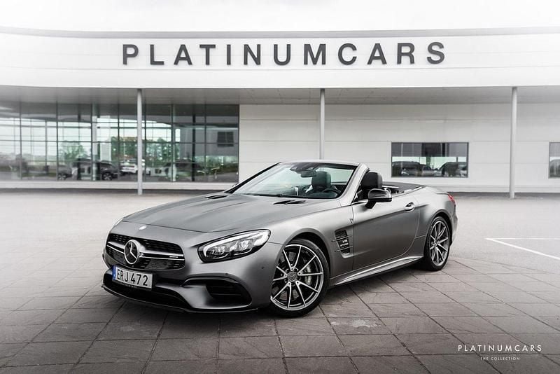 Mörkgrå Begagnad 2016 Mercedes SL63 AMG AMG Cab | 1 099 000 kr (Bra pris) - Bild 1/4