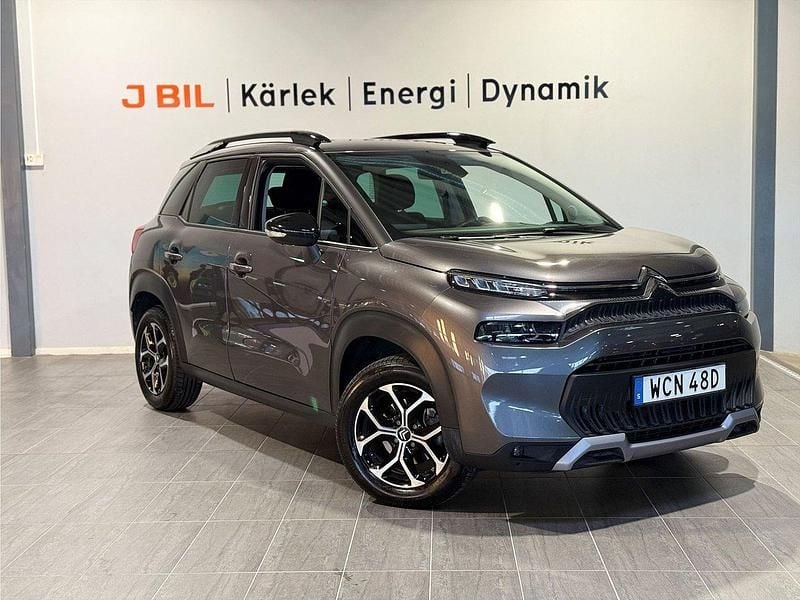 Grå Begagnad 2024 Citroën C3 Aircross Shine SUV | 209 900 kr (Bra pris) - Bild 1/4