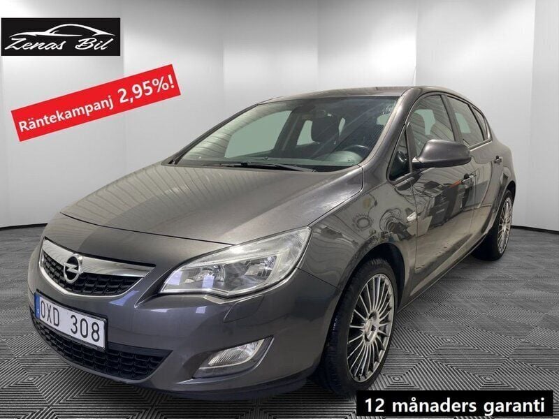 Grå Begagnad 2010 Opel Astra Enjoy Halvkombi | 39 900 kr (Bra pris) - Bild 1/4