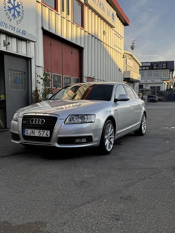 Silver Begagnad 2009 Audi A6 Business Sedan | 95 000 kr (Lite dyr) - Bild 1/4