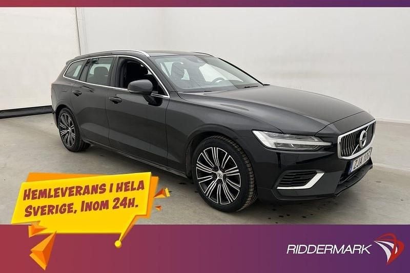 Svart Begagnad 2021 Volvo V60 Inscription Kombi | 304 700 kr - Bild 1/3