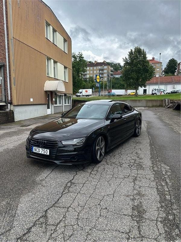 Svart Begagnad 2016 Audi A7 Sportback Ambition Halvkombi | 349 000 kr - Bild 1/4