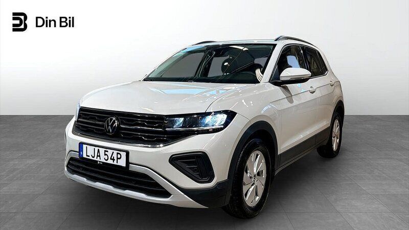 Ljusgrå Begagnad 2023 VW T-Cross Life SUV | 214 900 kr (Marknadspris) - Bild 1/4
