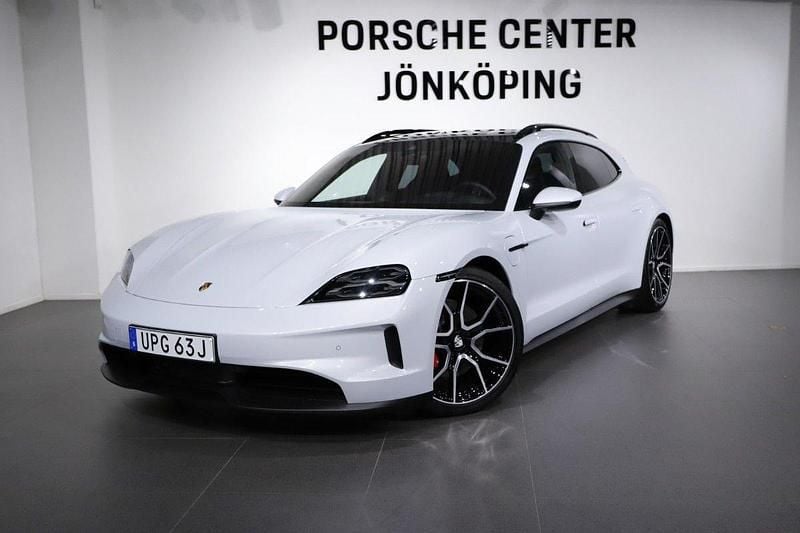 Grå Ny 2024 Porsche Taycan 4S Sport Turismo Sedan | 1 760 400 kr - Bild 1/4