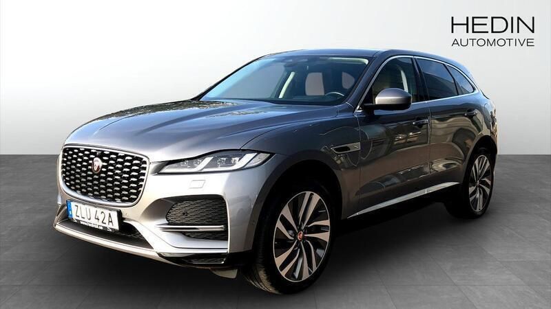 Grå Begagnad 2021 Jaguar F-Pace SUV | 649 000 kr - Bild 1/4
