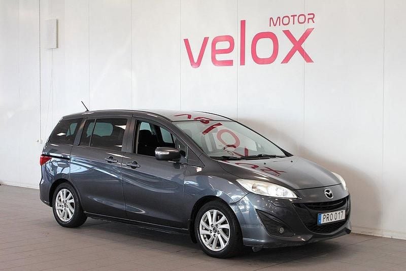 Grå Begagnad 2013 Mazda 5 Minibuss | 99 900 kr - Bild 1/4