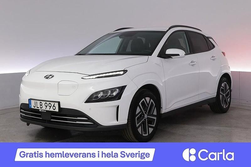 Vit Begagnad 2022 Hyundai Kona Essential SUV | 169 990 kr (Marknadspris) - Bild 1/3