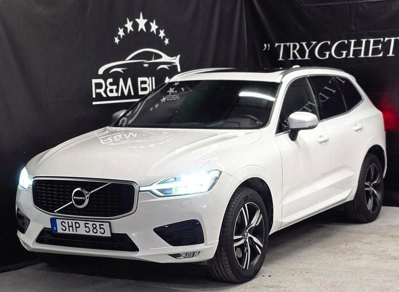 Vit Begagnad 2018 Volvo XC60 R-Design SUV | 389 800 kr (Dyr) - Bild 1/4