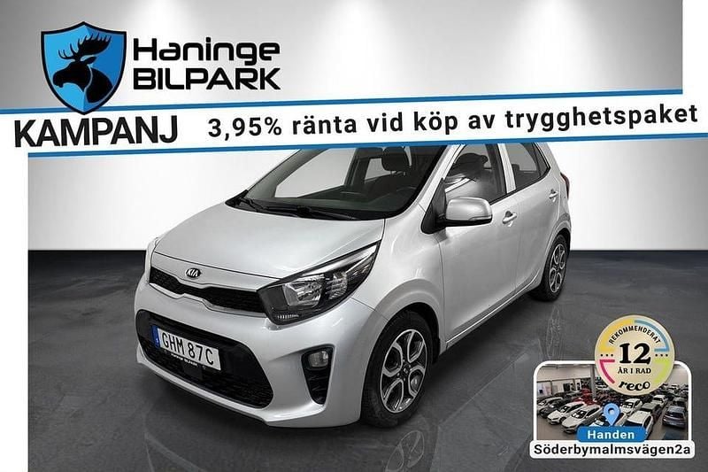 Grå Begagnad 2019 Kia Picanto Advance Halvkombi | 89 995 kr (Bra pris) - Bild 1/2