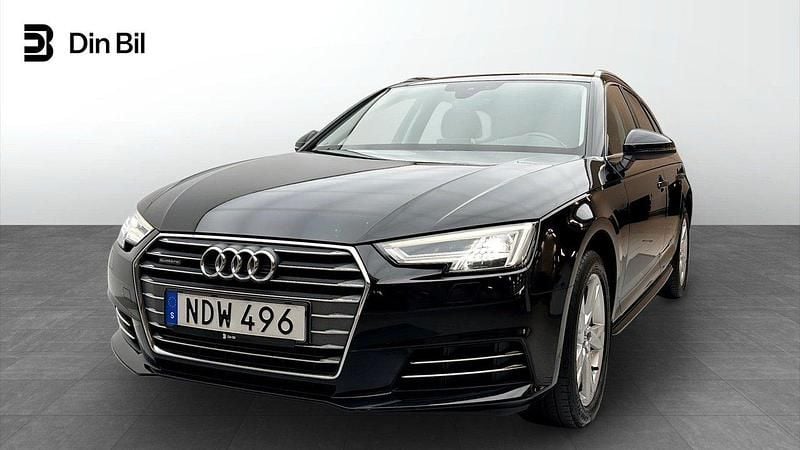 Svart (mytsvart metallic) Begagnad 2016 Audi A4 Premium Kombi | 229 000 kr (Dyr) - Bild 1/4