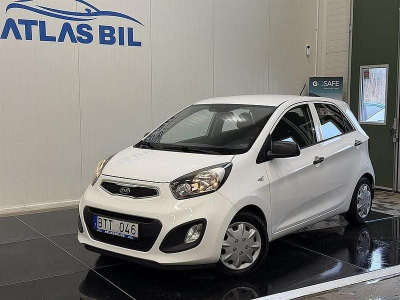 Vit Begagnad 2012 Kia Picanto Halvkombi | 49 900 kr (Marknadspris) - Bild 1/4