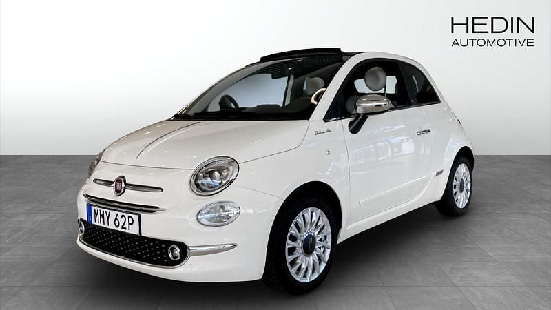 Vit (white) Begagnad 2022 Fiat 500 Dolcevita Halvkombi | 149 000 kr (Marknadspris) - Bild 1/4