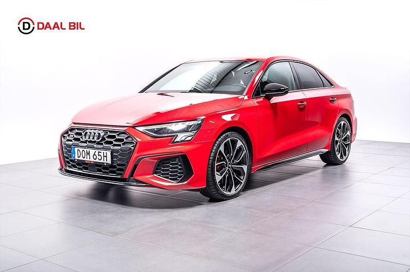 Begagnad Audi S3 310 HK (228 kW) 2021 Röd Sedan