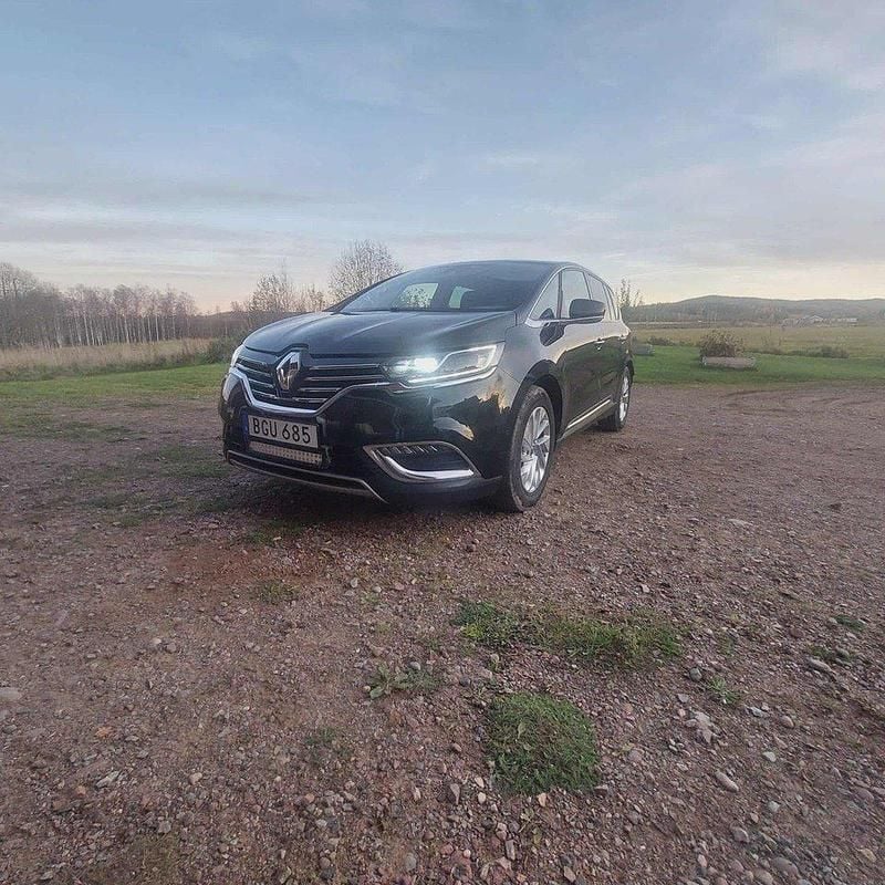 Svart Begagnad 2015 Renault Espace Minibuss | 157 000 kr (Marknadspris) - Bild 1/4