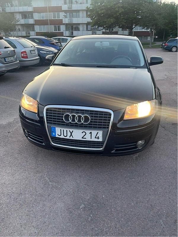 Svart Begagnad 2008 Audi A3 Sportback Proline Halvkombi | 67 900 kr (Marknadspris) - Bild 1/4