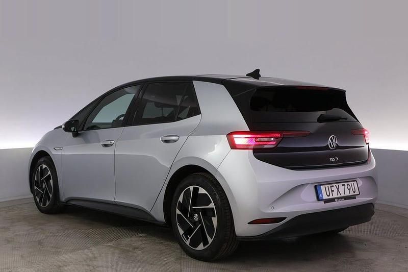 Begagnad VW ID.3 Pro Performance 150 kW (204 HK) 2020 Silver Halvkombi
