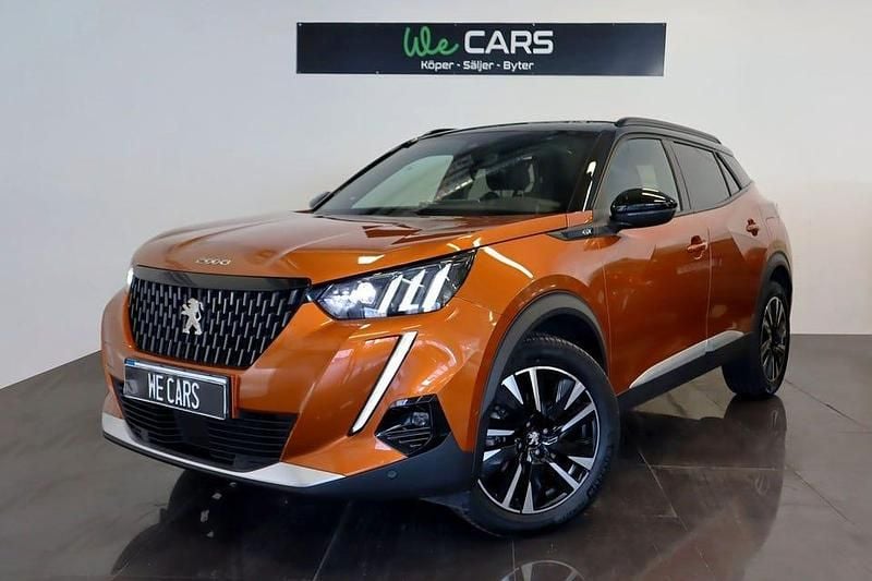 Orange Begagnad 2021 Peugeot 2008 GT-line SUV | 214 900 kr (Marknadspris) - Bild 1/4