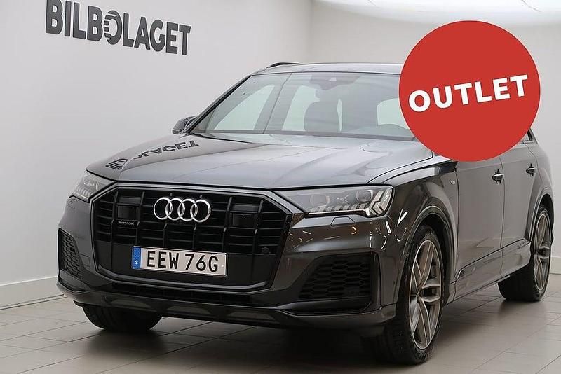 Grå Begagnad 2020 Audi Q7 S-Line SUV | 529 500 kr (Superpris) - Bild 1/4