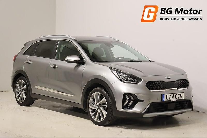 Grå Begagnad 2019 Kia Niro Advance SUV | 199 900 kr (Lite dyr) - Bild 1/4