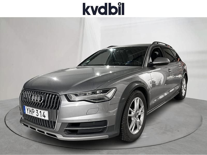 Grå Begagnad 2017 Audi A6 Allroad Sport Kombi | 209 900 kr (Marknadspris) - Bild 1/3