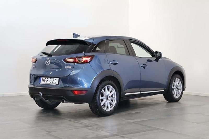 Begagnad Mazda CX-3 Optimum 150 HK (110 kW) 2018 Blå SUV